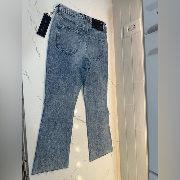 VERONICA BEARD NWT denim jeans 25/0 & 27/4 Carly Kick Flare Rigid pebble stone - Picture 7 of 7